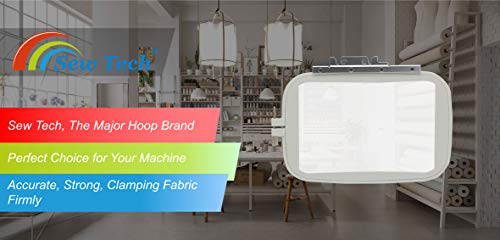 Sew Tech Embroidery Hoop for Singer Viking, 6.7x4.5in 170x115mm Large Frame - size: 5.12x7.88"-Larger hoop for Futura CE