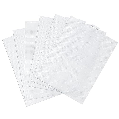 6pcs Plastic Mesh Canvas Sheets
