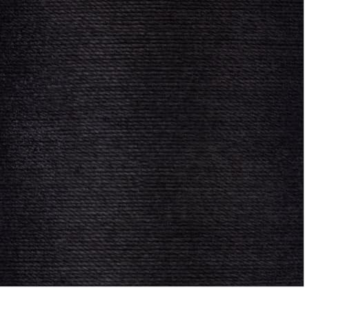 Coats & Clark Cotton All Purpose Sewing Thread 100% Mercerized Cotton 225 Yards Each Spool S970 2 Pack Bundle with 3 Bella's Crafts Needle Threaders (Black) - color: Black