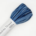 Variegated Sashiko Thread - Blues (#157) by Olympus - color: Blues (#157)