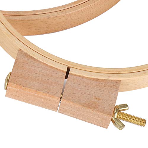 Comdry Quilting Hoop, Oval Universal Practical Embroidery Hoops, for Art Craft Handy Sewing Embroidery Cross Stitch Needle Point Silk Painting