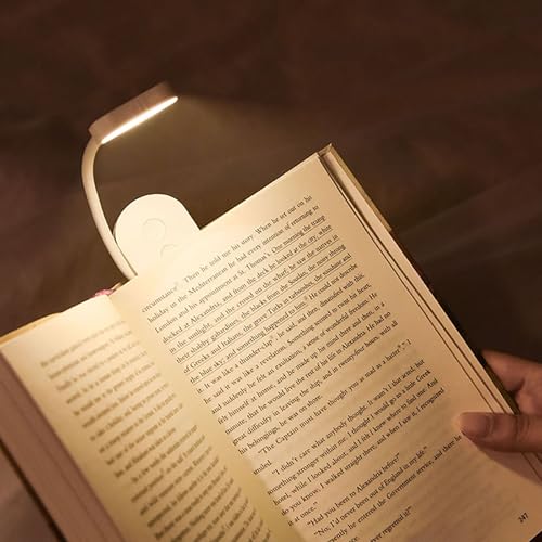 Choudao Rechargeable Book Light, Portable Reading Light,White - color: White
