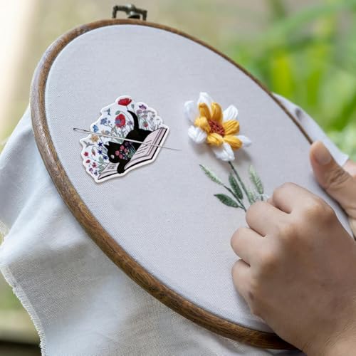 Funny Black Cat Needle Minder, Needle Minder Magnet, Magnetic Needle Nanny Needlework Accessories
