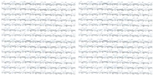 DMC TC8436-6750 Silver Label Aida Cloth with Soft Tube, White, 15 by 18-Inch (Pack of 4) - size: 15 by 18-Inch (Pack of 4)