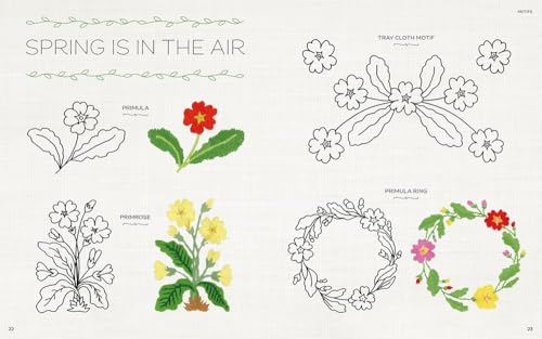 Flower Embroidery: Over 100 Floral Motifs and Projects to Create