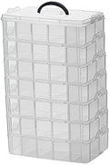 Sooyee 7 Layers Stackable Storage Container, Clear - color: Clear, size: 7 Tier
