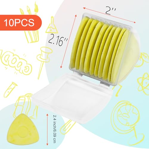 Professional Tailors Chalk Sewing Tailor's Fabric Marker Chalk for Quilting,Sewing Supplies Accessories - color: Yellow