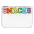 DYSHAYEN Clear Snacks Bag for Travel - color: White-Snacks