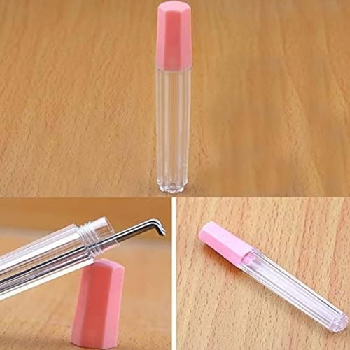 4 Pcs Clear Plastic Embroidery Felting Sewing Container Pin Needle Storage Tubes Bottle Holder Knitting Needle For Case Box Needle Storage Tubes Sewing Storage