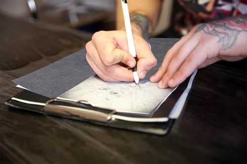 Selizo 100 Sheets Black Carbon Transfer Tracing Paper for Wood, Paper, Canvas and Other Art Surfaces (9 x 13 Inches) - size: 9x13in