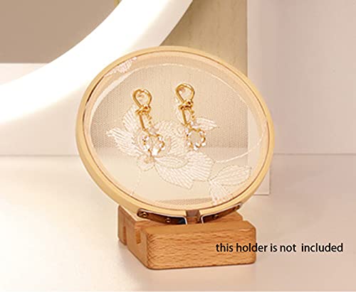 Tosnail 20 Pack 3 Inch Embroidery Hoops Cross Stitch Hoop Ring Bamboo Circle for Embroidery, Cross Stitch, Home Ornaments, Dreamcatcher and Crafts
