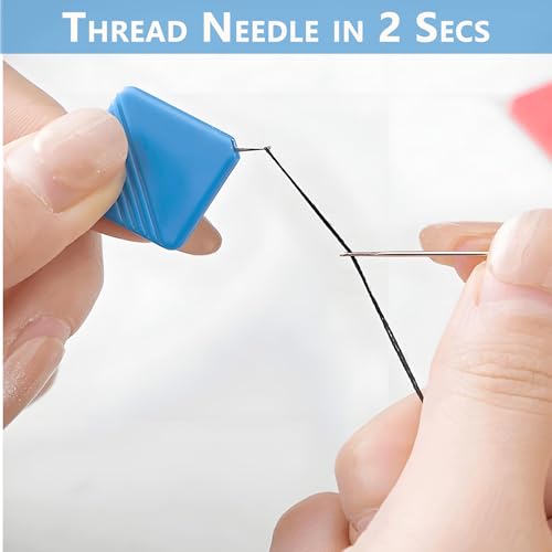 Kesttenn Needle Threaders & Seam Rippers Set, Blue - color: Blue