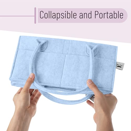 Mr. Pen- Baby Diaper Caddy Organizer, Sky Bliss - color: Sky Bliss, size: 1 Pack, Regular