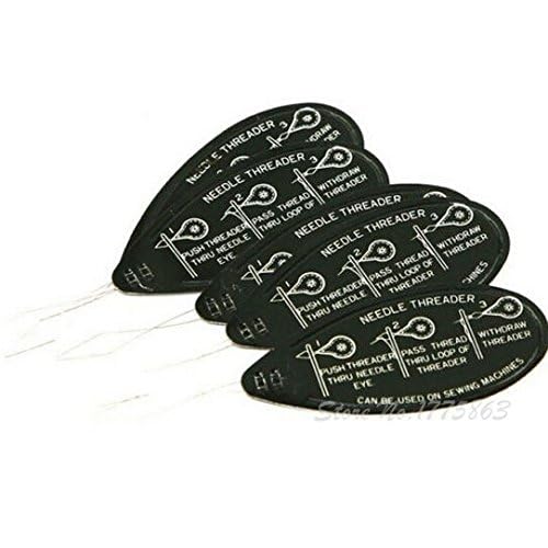 YEQIN 10pcs Tone Wire Loop DIY Needle Threader Stitch Insertion Hand Machine Sewing Tool