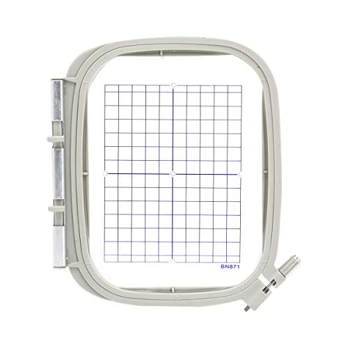 Sew Tech Embroidery Hoop for Bernina, 5.1x3.9in 130x100mm Medium Frame - size: 3.9x5.1"-Medium Hoop B