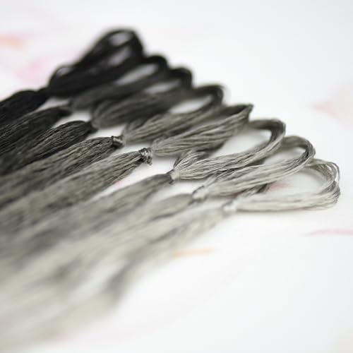 Natural 100% Mulberry Handmade Embroidery Silk Thread Silk Floss (78) - color: 78