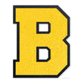 6 Inch Varsity Letter Patches Yellow Iron On Letters - color: Yellow, size: B