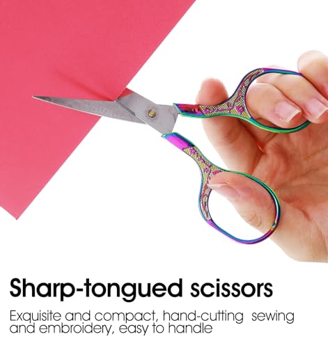2 Pcs Crochet Scissors, Small Fabric Scissors for Crocheting