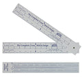 Complete Cross Stitch Gauge – Scales for 12 Fabric Counts + Floss # Chart