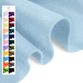 Dusty Blue Soft Felt Sheet, 18" x 36", 1.6mm Thick Acrylic Felt Fabric - color: Dusty Blue, size: 18 inch x 36 inch