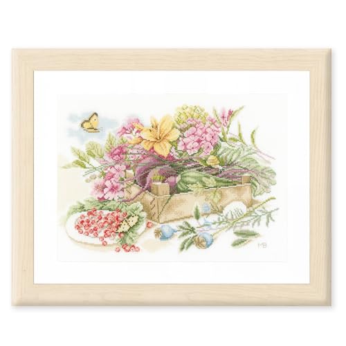 Lanarte In The Garden Cross Stitch Kit - style: Garden