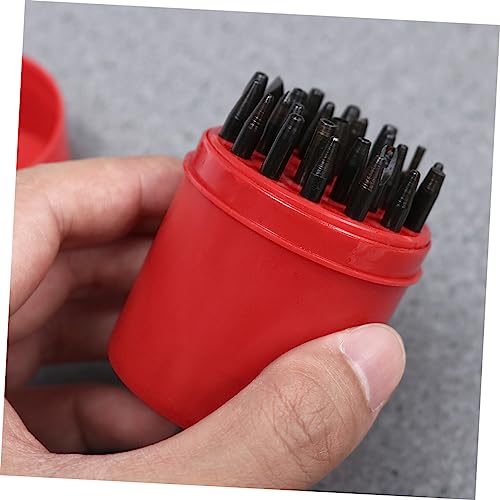 DOITOOL Watch Needle Punch Tool Set 25-Piece Staking Punching Hand Presser for Watch Repair Watchmaker Staking Tool with Portable Storage Box 2.75X1.96X1.96In