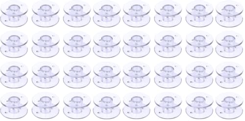 100 Pcs Bobbins, Bobbins for Brother Sewing Machine, Plastic Bobbin, Sewing Bobbins Class 15 Bobbins, Bobbins for Singer Sewing Machine Bobbins for Sin-ger/Bro-Ther (Pack of 2) - size: 100 PCS (Pack of 2)