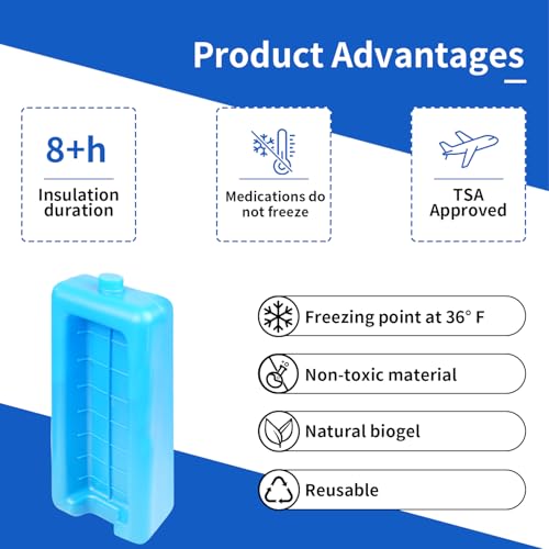 sarlar Insulin Vial Cooler Travel Case, TSA Approved Diabetic Supplies Storage Bag with Ice Brick, Insulin Pen and Vial Bottle Cooling Protector Organizer, Carrying Case for Daily and Trips, Black - color: Black