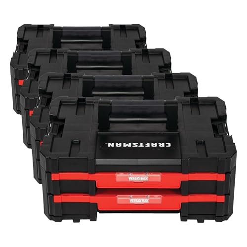CRAFTSMAN Plastic Tool Box With Drawers, Organizer and Storage (CMST17804) (Pack of 4) - size: (Pack of 4)