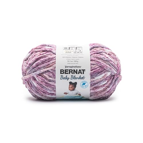 Bernat Baby Blanket Yarn for Crocheting Soft, Lavender Fields - color: Lavender Fields, size: 1 Pack