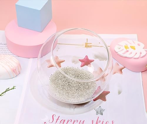 Glass Seed Beads Penta Angel 50g Mini Round Craft Loose Spacer Pony Beads for Earring Bracelets Necklace Waist Bead Jewelry Making（2mm, Silver - color: Silver
