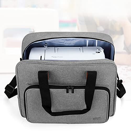 LUXJA Portable Tote Sewing Machine Bag, Gray - color: Gray
