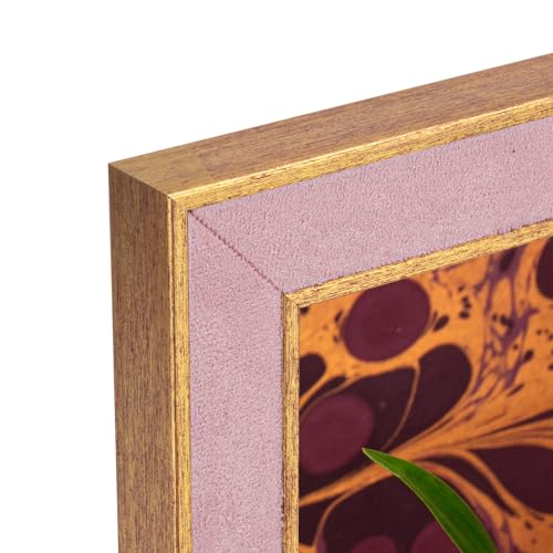 Suede 10x13 Frame - Single Frame, Christmas Elegant Pink 10 x 13 Poster Frame with Mat for 8.5 by 11, 10x13 Picture Frames for Artwork, Puzzles, Photos and Movie Posters - color: Pink, size: 10" x 13" / 8.5" x 11" mat