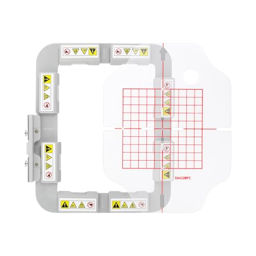 Sew Tech Magnetic Embroidery Hoop for Brother, 4x4in 100x100mm Bar SA432 - size: 4" x 4" - SA432MK