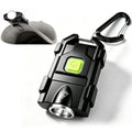 lexall H8 Keychain Flashlight, 500LM USB-C Mini EDC Light with Cap Clip