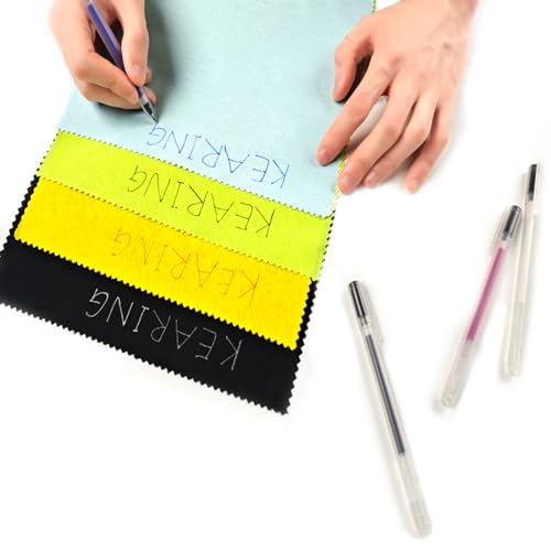 KEARING 4 Colors Heat Erasable Fabric Pens - Dual Removal Sewing Markers