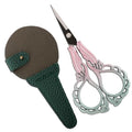 YOUGUOM Detail Scissors with Cover, Small Craft Shears - color: Pink