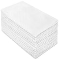 COTTON CRAFT Amazing Kitchen Towel - 12 Pack 100% Cotton Waffle Terry Towel - color: White, size: 12 Pack