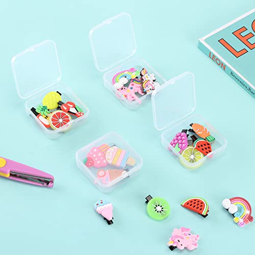 Mr. Pen- Bead Organizer Box, 12 pcs, Clear - color: Clear White, size: 12 Pcs(2.15"x2.15"x0.7")