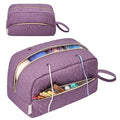 KarSyon Crochet Bag for Yarn Storage Knitting Crochet Supplies Accessories - color: Purple