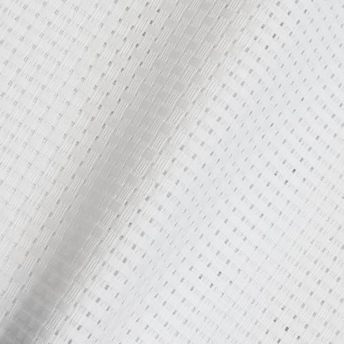 Aida Cloth 6 Count Cross Stitch Fabric,20×60inch (6CT,White) - color: White, size: 6CT