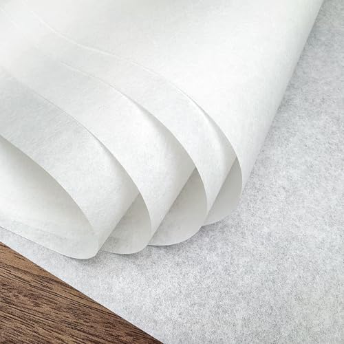 50 Sheets White Teabag Paper for Mixed Media Art, 15.75"x15.75" Large Size Wet Strength Tissue Paper, Ideal for Cyanotype, Collage, Origami,