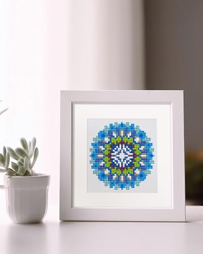 PeakLuv Small Diamond Art Kits Mandala Mini Diamond Painting Kits - color: Mandala