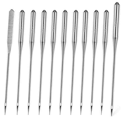 50 Pcs Universal Sewing Machine Needles Size 75/11 Sewing Needles Machine Heavy Duty Quilting Embroidery Machine Needles Regular Point Machine Needles Compatible with Singer Brother Sewing Machine
