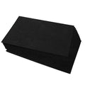 Polyester Felt Sheet Stiff 15 Sheets 20 x 30 cm(7-7/8 X 11-7/8 in 5/64 in Thick) (Black) - color: Black