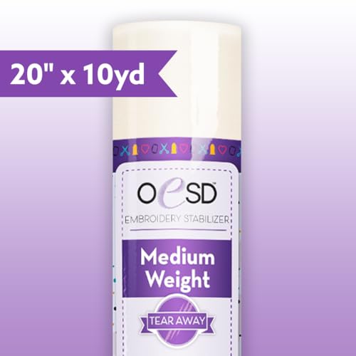 OESD Medium Weight Tear Away Embroidery Stabilizer 20" x 10 Yd Roll