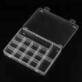 SUTOKAKA 15 Grids Plastic Organizer Storage Box for Jewelry - size: 15