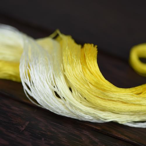 Natural 100% Mulberry Handmade Embroidery Silk Thread Silk Floss (75) - color: 75