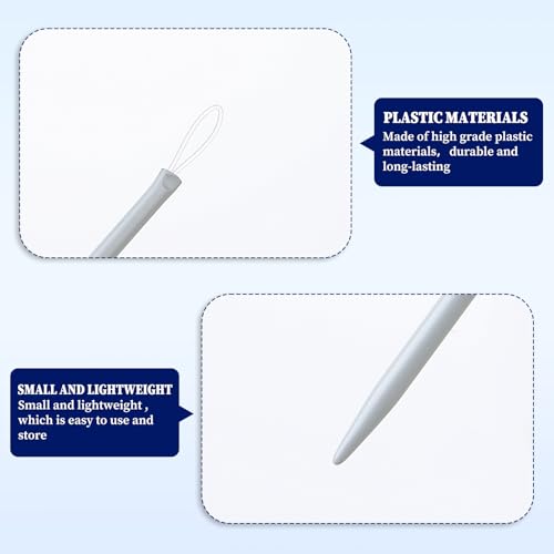 3 Pcs Large-Eyed Nylon Thread Yarn Needles - Rope Threader, Wool Needle, Knitting Needle, Sewing Knitting Needles for Crochet (2.0mm, 2.5mm, 3.0mm)