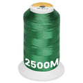 New brothread Metallic Embroidery Machine Thread - Christmas Green M-013 - color: 2500M Single Spool Christmas Green M-013